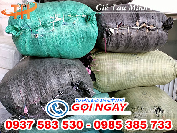 Giẻ lau Minh Hương chuyên sỉ rẻ số lượng lớn vải vụn tại TPHCM