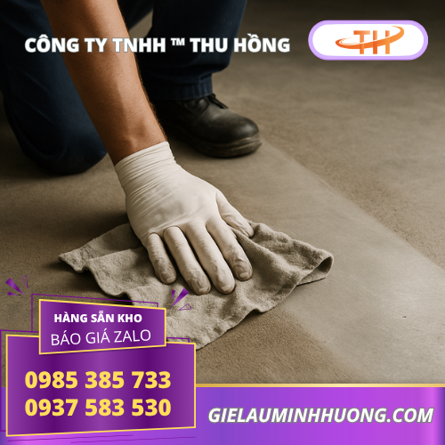 Sử dụng vải lau công nghiệp lau bụi bẩn tại xưởng Sử dụng vải lau công nghiệp lau bụi bẩn tại xưởng