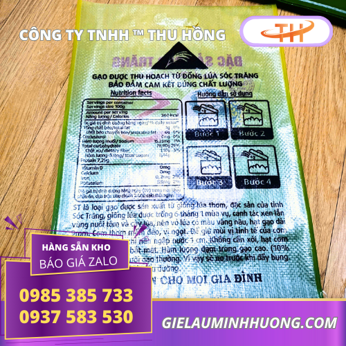Thiết kế siêu đẹp của bao gạo ST25 tại Thu Hồng Thiết kế siêu đẹp của bao gạo ST25 tại Thu Hồng