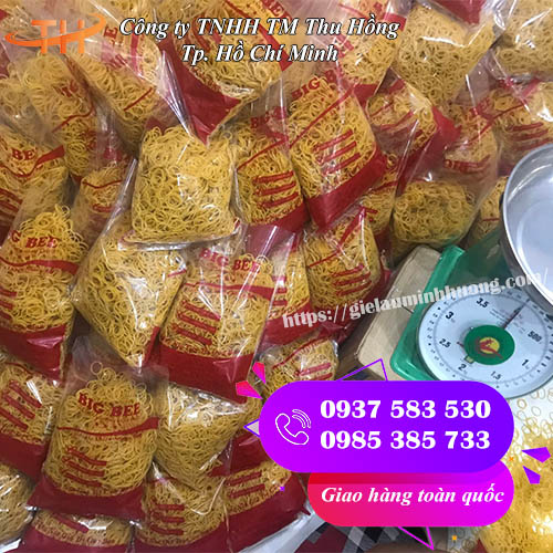 thu hồng bán giá rẻ dây thun vàng loại lớn tại Bình Chánh