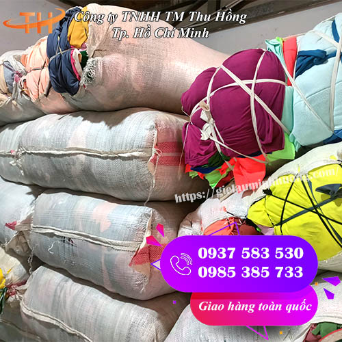 Thu Hồng bán vải lau dầu may nối giá sỉ rẻ tại TPHCM