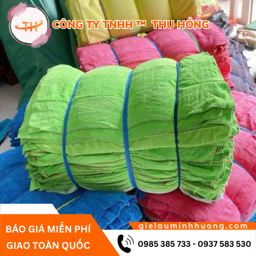 Thu Hồng chuyên phân phối khăn lau đa năng may nối theo kg Thu Hồng chuyên phân phối khăn lau đa năng may nối theo kg