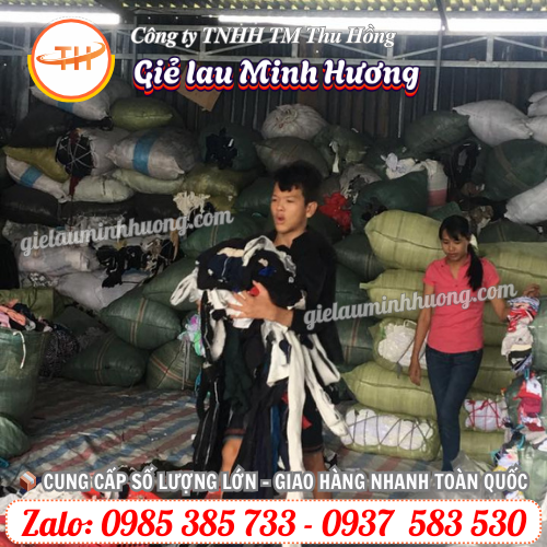 Thu Hồng chuyên sản xuất giẻ lau công nghiệp cho xưởng sản xuất Thu Hồng chuyên sản xuất giẻ lau công nghiệp cho xưởng sản xuất