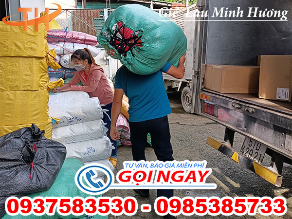 Thu Hồng giao 500kg vải lau đến Bình Dương 02