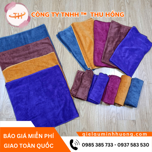 Thu Hồng - Nguồn sỉ khăn lau tóc nhanh khô cho salon tóc