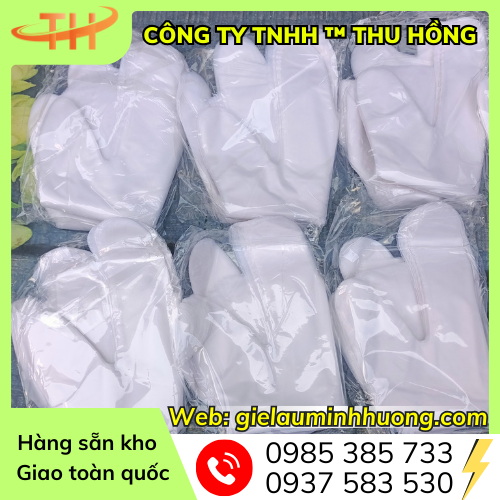 Thu Hồng sản xuất sỉ bao tay xốp trắng giá rẻ TPHCM Thu Hồng sản xuất sỉ bao tay xốp trắng giá rẻ TPHCM