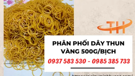 Phân phối dây thun vàng bịch 500gr giá rẻ