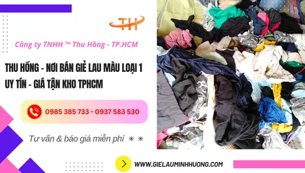 Nơi bán giẻ lau màu loại 1 uy tín – giá tận kho TPHCM
