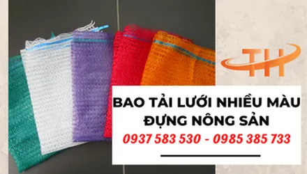 Bỏ sỉ toàn quốc bao tải lưới nhiều màu đựng rau củ quả