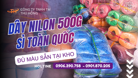 Dây nilon nem buộc chả 500g đủ màu giao sỉ toàn quốc