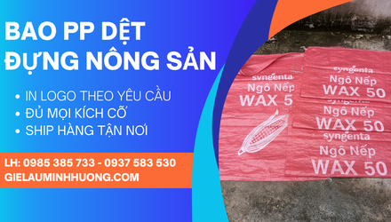 Thu Hồng cung cấp bao PP dệt đựng nông sản giá cạnh tranh