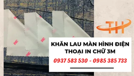 Khăn lau màn hình điện thoại chữ 3M giá rẻ