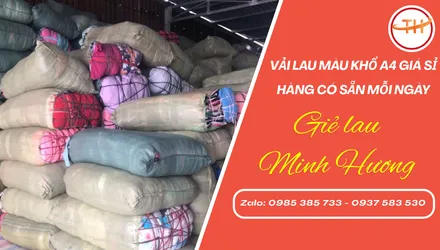 Thu Hồng cung cấp vải lau màu khổ A4 giá sỉ, hàng có sẵn mỗi ngày