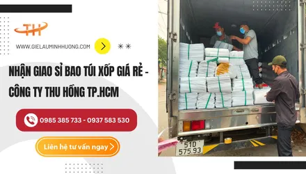 Nhận giao sỉ bao túi xốp giá rẻ - Công ty Thu Hồng