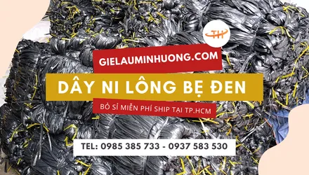 Giá dây ni lông bẹ đen bỏ sỉ tại TPHCM mới nhất