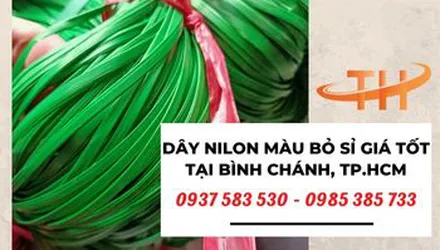 Dây nilon màu bỏ sỉ giá tốt ở Bình Chánh