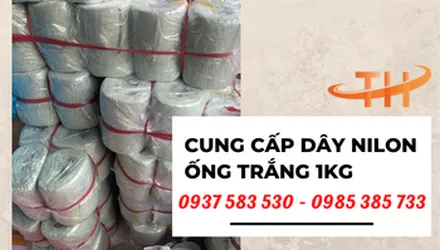 Cung cấp dây nilon ống trắng 1kg