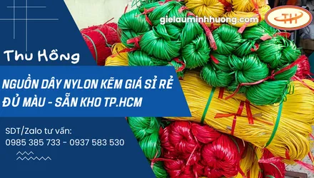 Nguồn dây nylon kẽm sợi nhỏ giá sỉ rẻ - hàng sẵn kho TPHCM