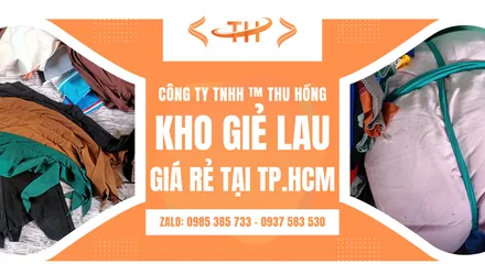 Thu Hồng – Kho giẻ lau công nghiệp giá sỉ cho khách mua số lượng lớn