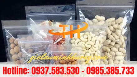 Bán túi zip 2 mặt trong suốt giá rẻ