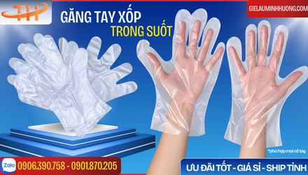 Bao Tay Nilon PE Trong Suốt