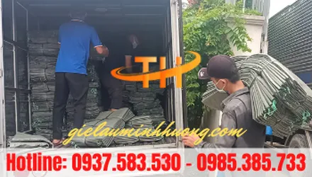 Đơn hàng giao 6000 bao tải xanh tại Bình Thạnh, TPHCM