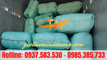 Giao miễn phí vải lau màu, bao tải đỏ tại Q3