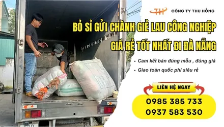 Bỏ sỉ gửi chành giẻ lau công nghiệp giá rẻ tốt nhất đi Đà Nẵng