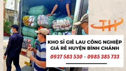 Kho sỉ giẻ lau công nghiệp giá rẻ huyện Bình Chánh TPHCM