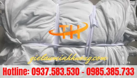 Chuyên giẻ lau trắng giá rẻ - giẻ lau cân ký tại Bình Chánh