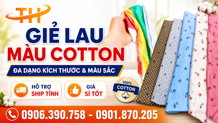 Giẻ Lau Màu Đa Dạng tại Thu Hồng