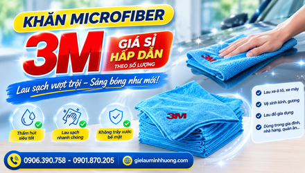 Khăn 3M microfiber giá sỉ hấp dẫn theo số lượng
