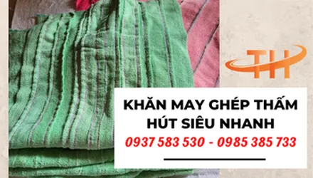 Khăn đa năng may ghép thấm nhanh giá sỉ tại Thu Hồng