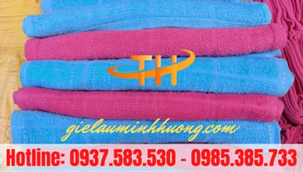 Khăn lau vuông đủ màu 35 x 35 giá rẻ TPHCM