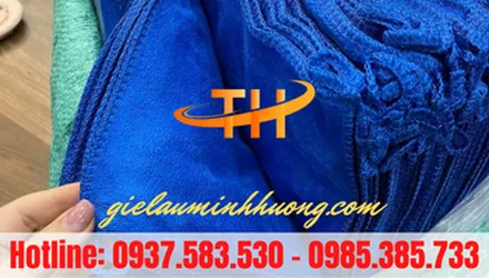 Bán sỉ rẻ khăn lau vuông 2 mặt trơn các màu
