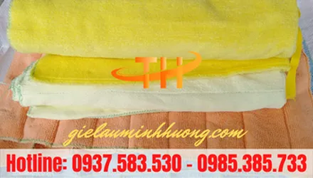 Nguồn bán sỉ rẻ khăn lau không bụi may nối