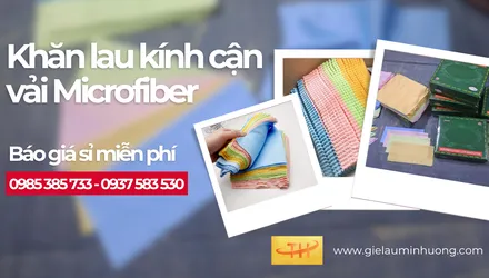 Báo giá nhập sỉ khăn lau kính cận microfiber tại kho TPHCM