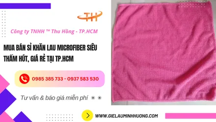 Mua bán sỉ khăn microfiber siêu thấm giá rẻ tại TPHCM