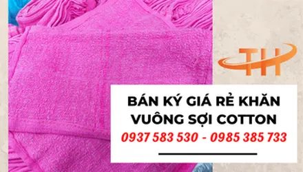 Bán ký giá rẻ khăn vuông sợi cotton