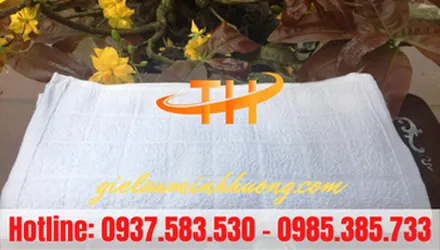 Bán khăn vuông trắng cân ký giá sỉ rẻ
