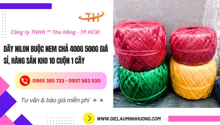 Dây nilon buộc nem chả 400g 500g giá sỉ, hàng sẵn kho