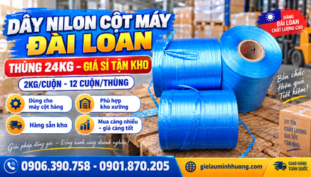 Dây nilon cột máy Đài Loan thùng 24kg giá rẻ tận kho