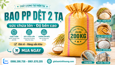Cung cấp bao PP dệt 2 tạ giá sỉ