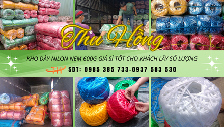 Kho dây nilon nem 600g buộc hàng giá sỉ tốt cho khách lấy số lượng