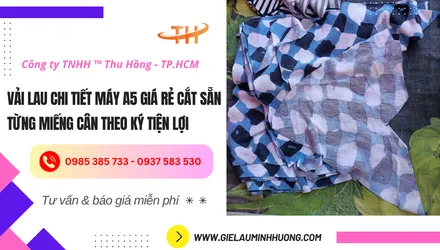 Vải lau chi tiết máy A5 giá rẻ cắt sẵn cân ký