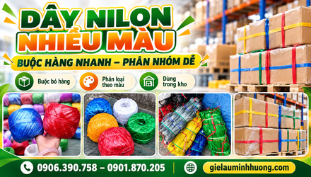 Dây nilon nhiều màu dùng để buộc và phân loại hàng như thế nào?