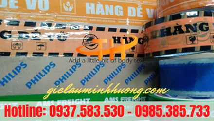 Chuyên sỉ băng keo in logo siêu dính giá rẻ ở Bình Chánh