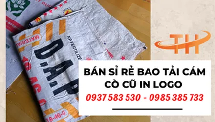 Bán buôn bao tải cám cò cũ tái chế giá rẻ