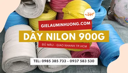 Dây nilon 900g giá rẻ TPHCM - đủ màu - giao hàng nhanh