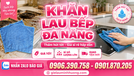 Khăn lau bếp siêu thấm hút giá rẻ bán sỉ